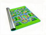 Tapis de jeu antidérapant circuit de voiture pour enfant