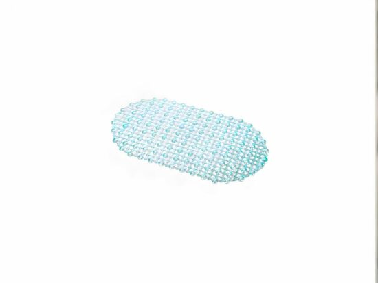 Tapis de bain massant et antidérapant; Bonne qualité, très confortable et pratique, couleur bleue