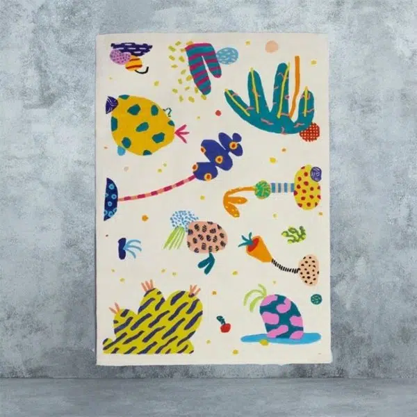 Tapis de sol pour enfants avec motifs colorés