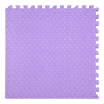 Tapis puzzle carré violet