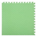 Tapis puzzle carré vert