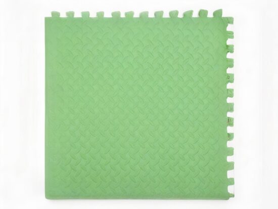 Tapis puzzle carré vert