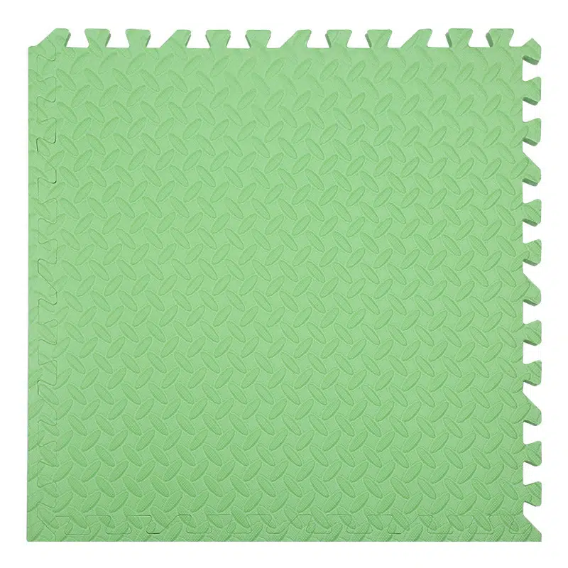 Tapis puzzle carré vert